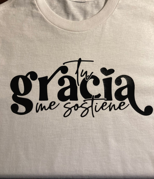 Camiseta Tú Gracia me sostienes